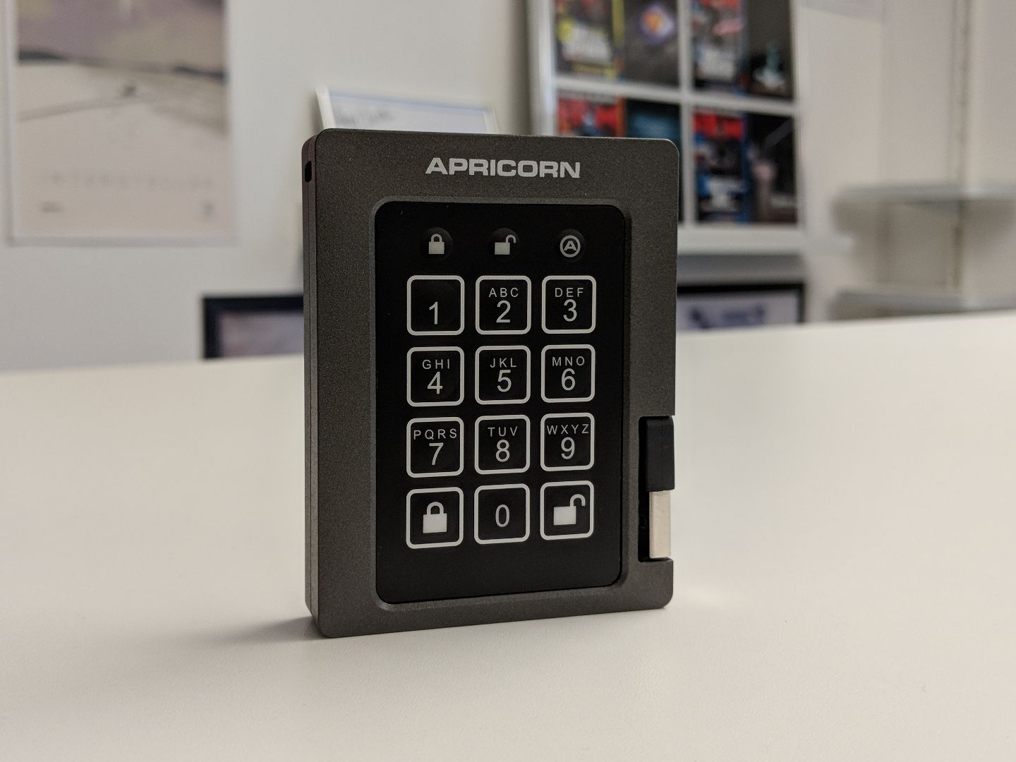 Apricorn Aegis Padlock 3.0 – Externe 500 GB Festplatte Mit Hardware-Verschlüsselung