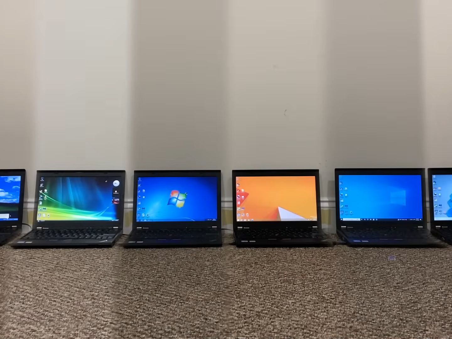 Speed test pits six generations of Windows against each other