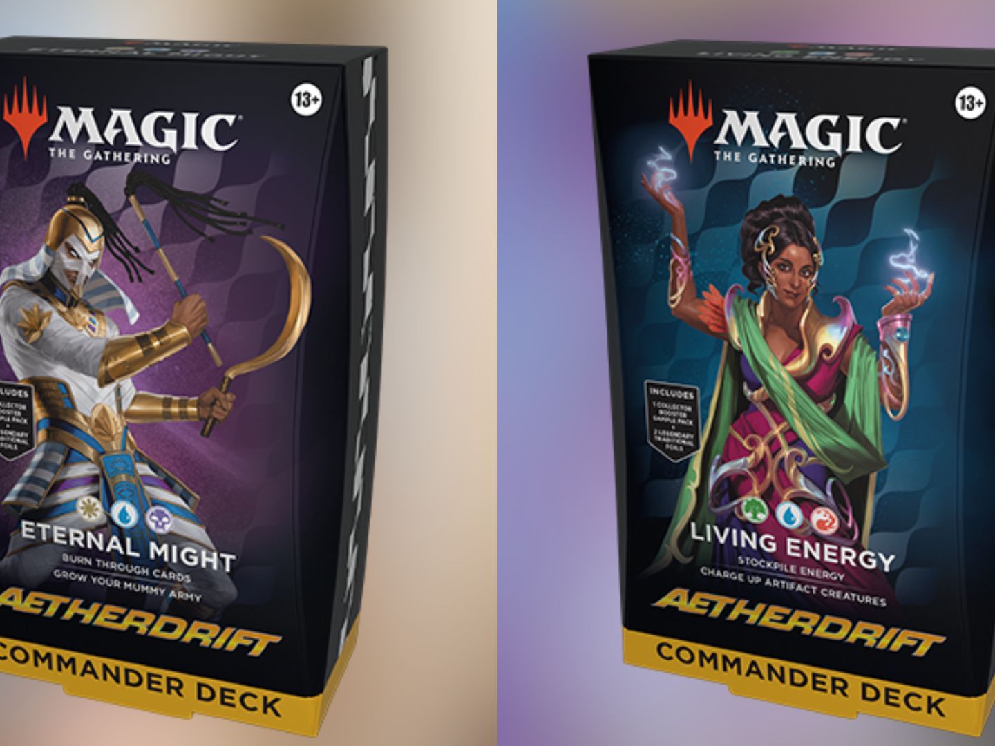 mtg aetherdrift commander precons Magic: The Gathering Deck Bundle [Set of 2] 1 ready Aetherdrift | EDHREC