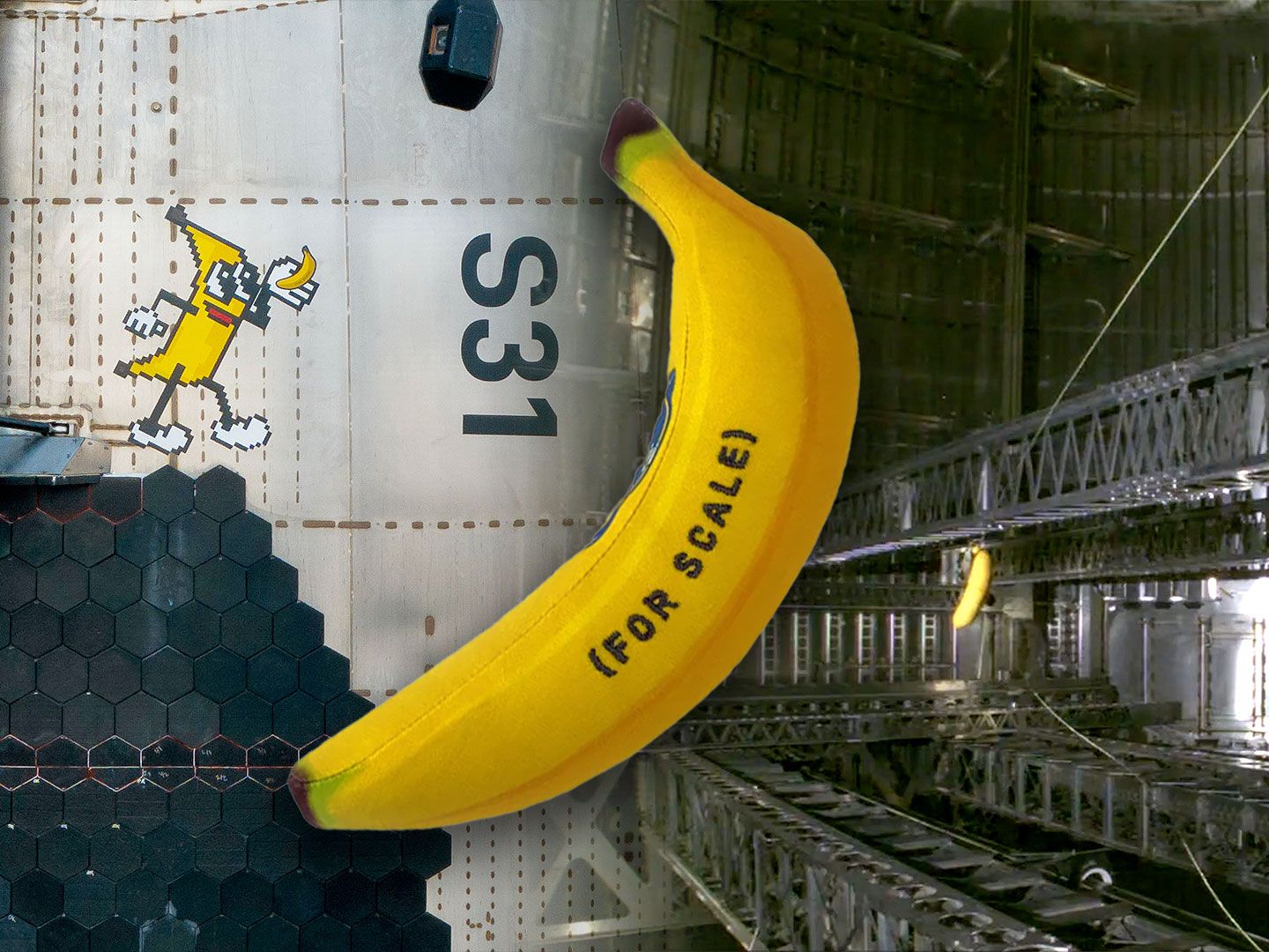 Toy banana becomes first zero-g indicator to fly on SpaceX
