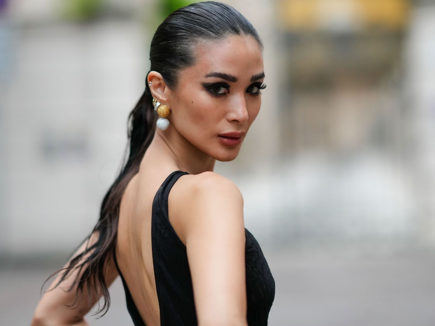 14 Slicked-Back Ponytail Ideas for Your Next Night Out | Marie Claire