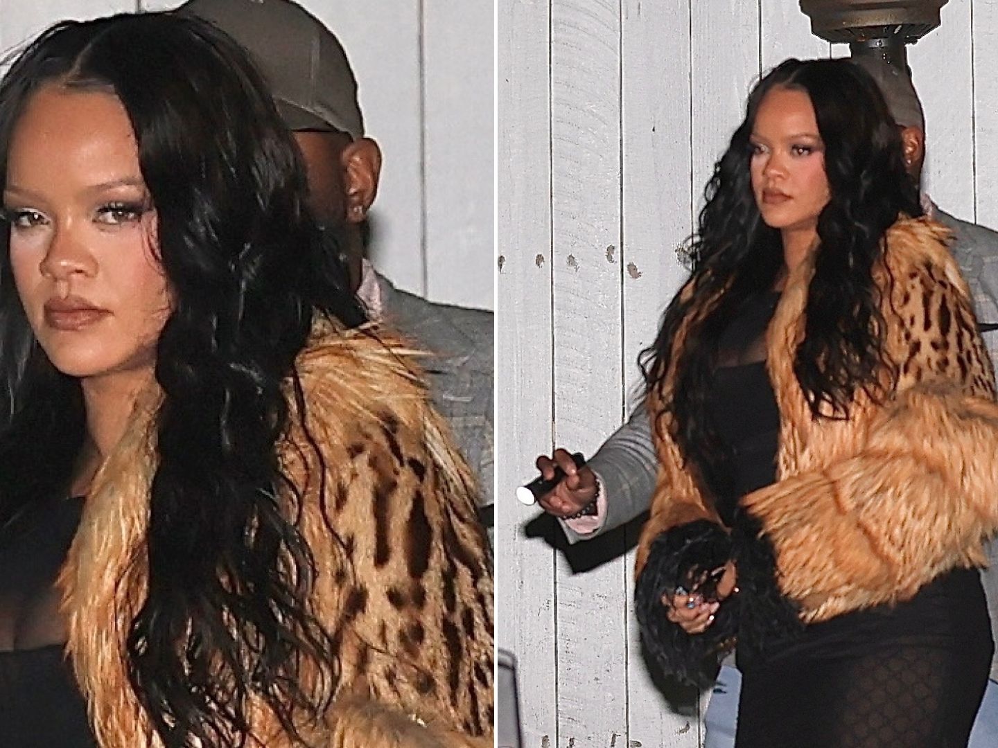 Rihanna Turns 38 in a Vintage Gucci Leopard-Print Fur Coat | Marie