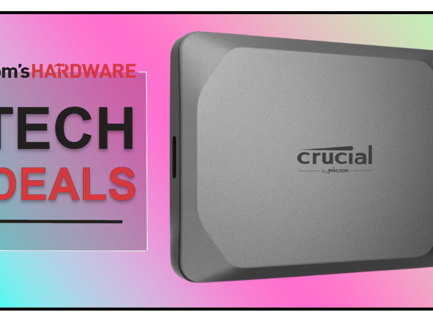 Crucial's X9 Pro 4TB external SSD is now $100 off — fast and