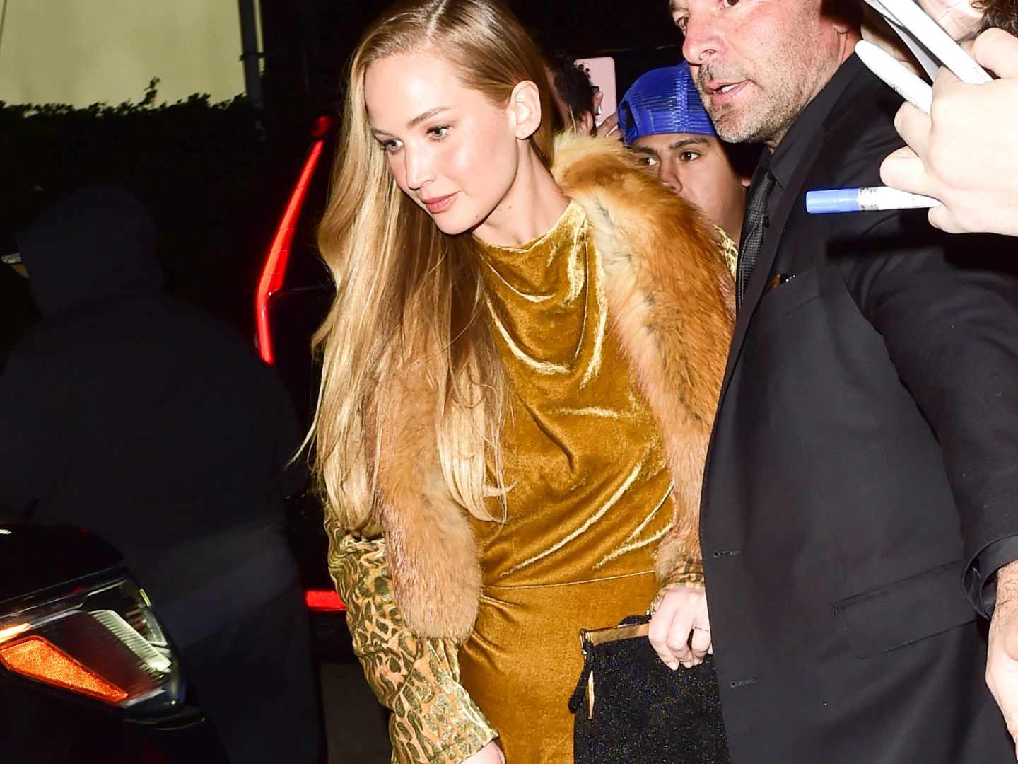 Jennifer Lawrence's Golden Globes After-Party Dress Was Divine | Marie  Claire