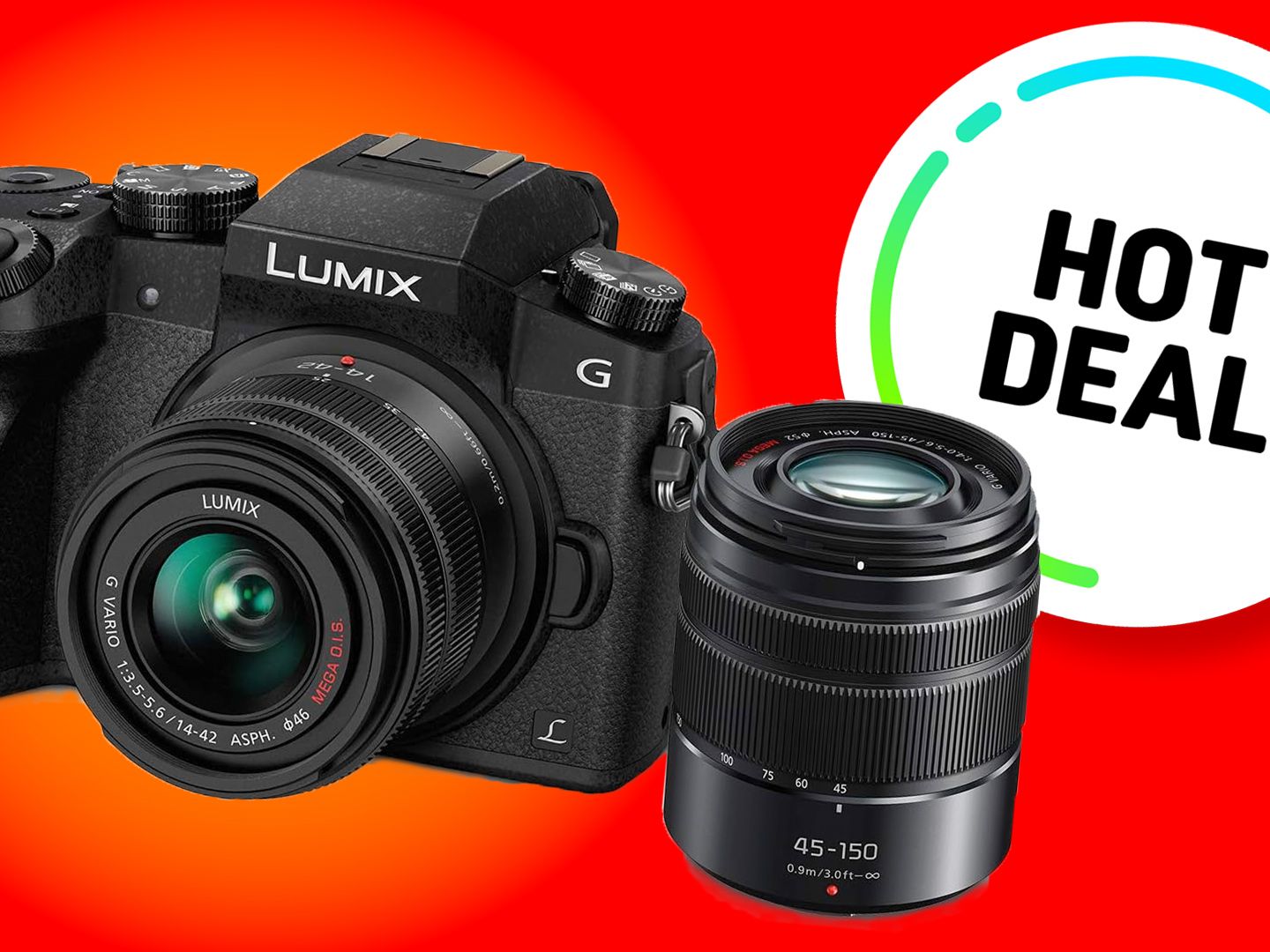 Panasonic Lumix G7 Mirrorless Camera with 14-42mm and DMC-G7WK