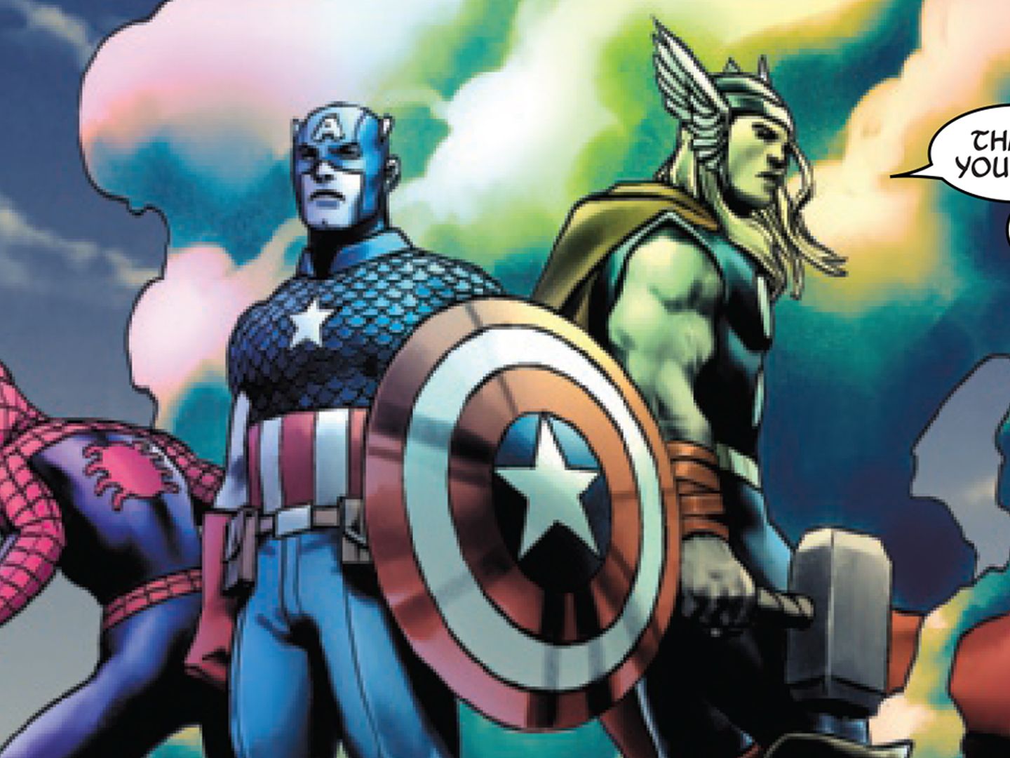 Captain America and Spider-Man chip in to undo Thor's 