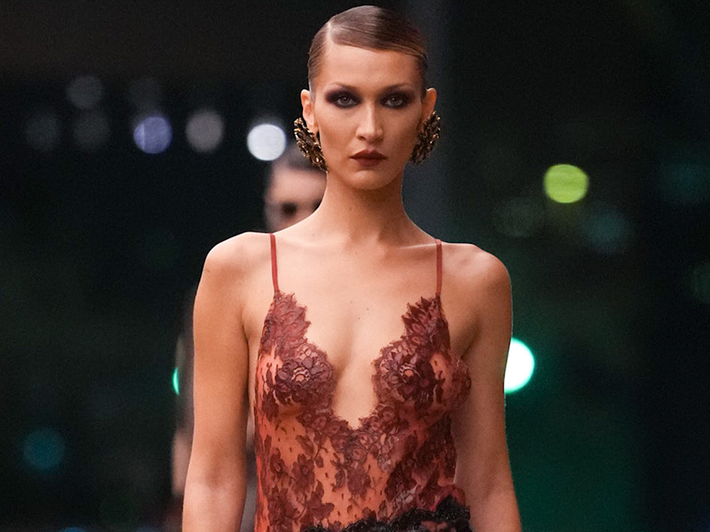 Bella Hadid Walks Saint Laurent's Fall 2026 Fashion Show: Photos | Marie Claire