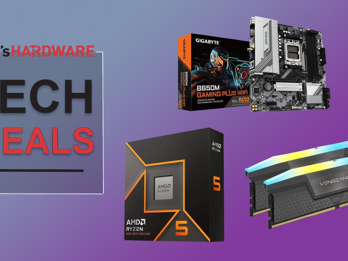 Newegg packs Ryzen 5 9600X and 16GB DDR5 into a $520 combo