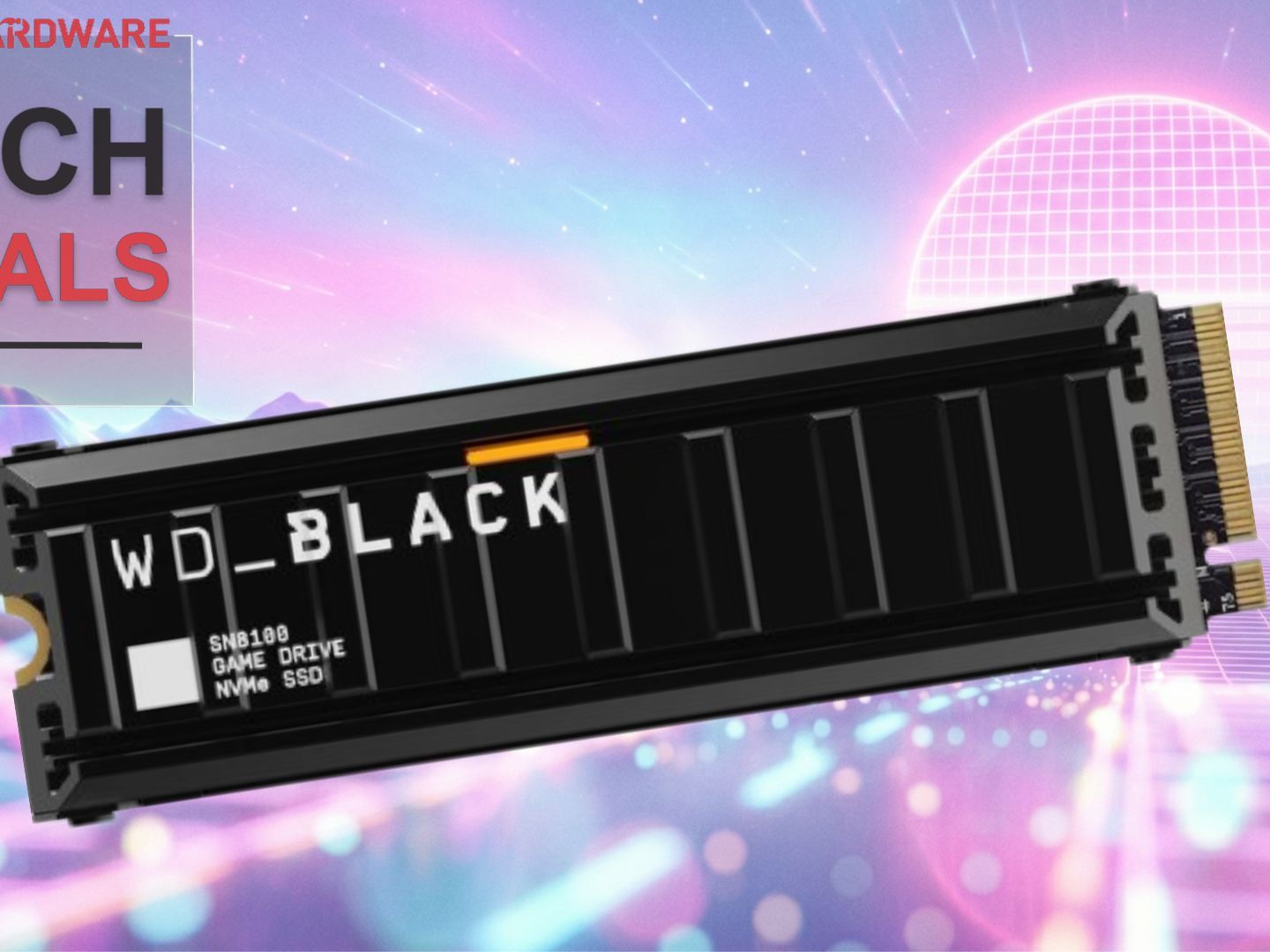 Blazing-fast 1TB WD Black SN8100 SSD with integrated heatsink