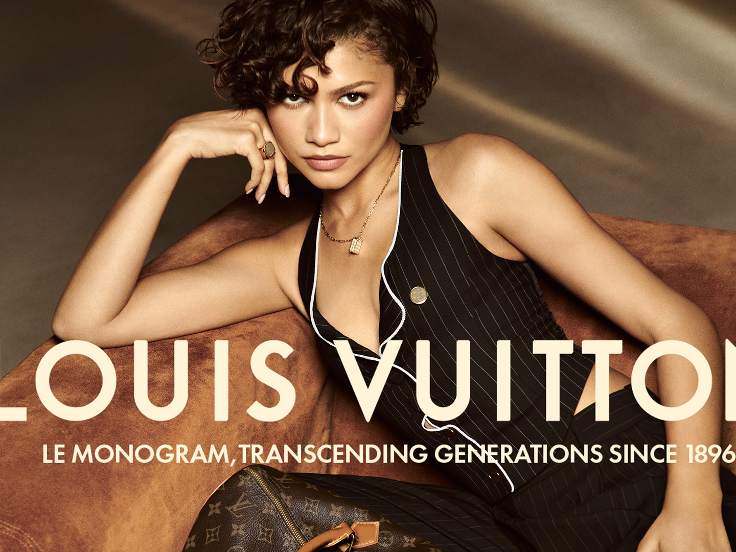 Zendaya Honors the Louis Vuitton Speedy in Monogram Campaign
