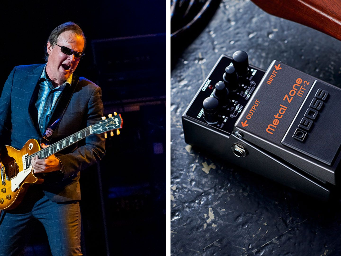 Joe Bonamassa says his go-to BOSS dirt pedal is the Metal Zone