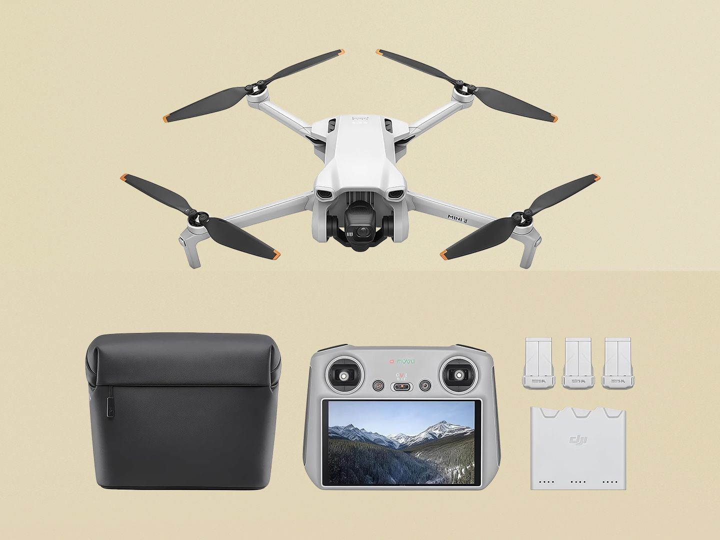 DJI's sub-249g beginner drone with 3 batteries and 4k resolution