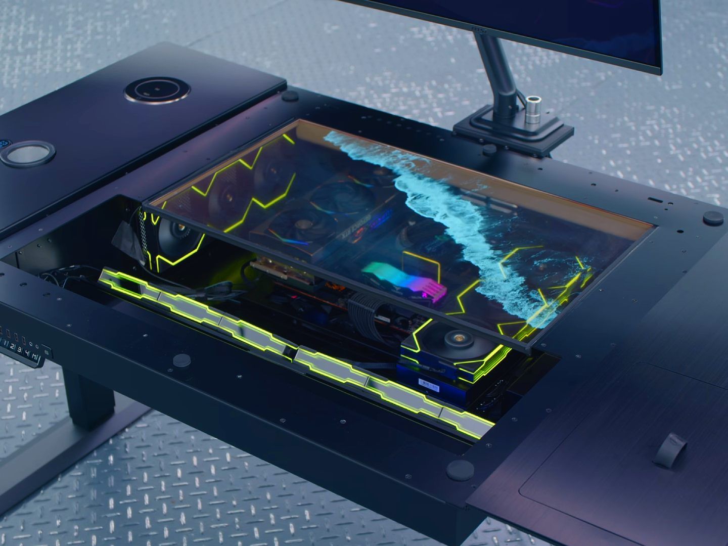 This Lian Li standing desk could replace your gaming PC case and