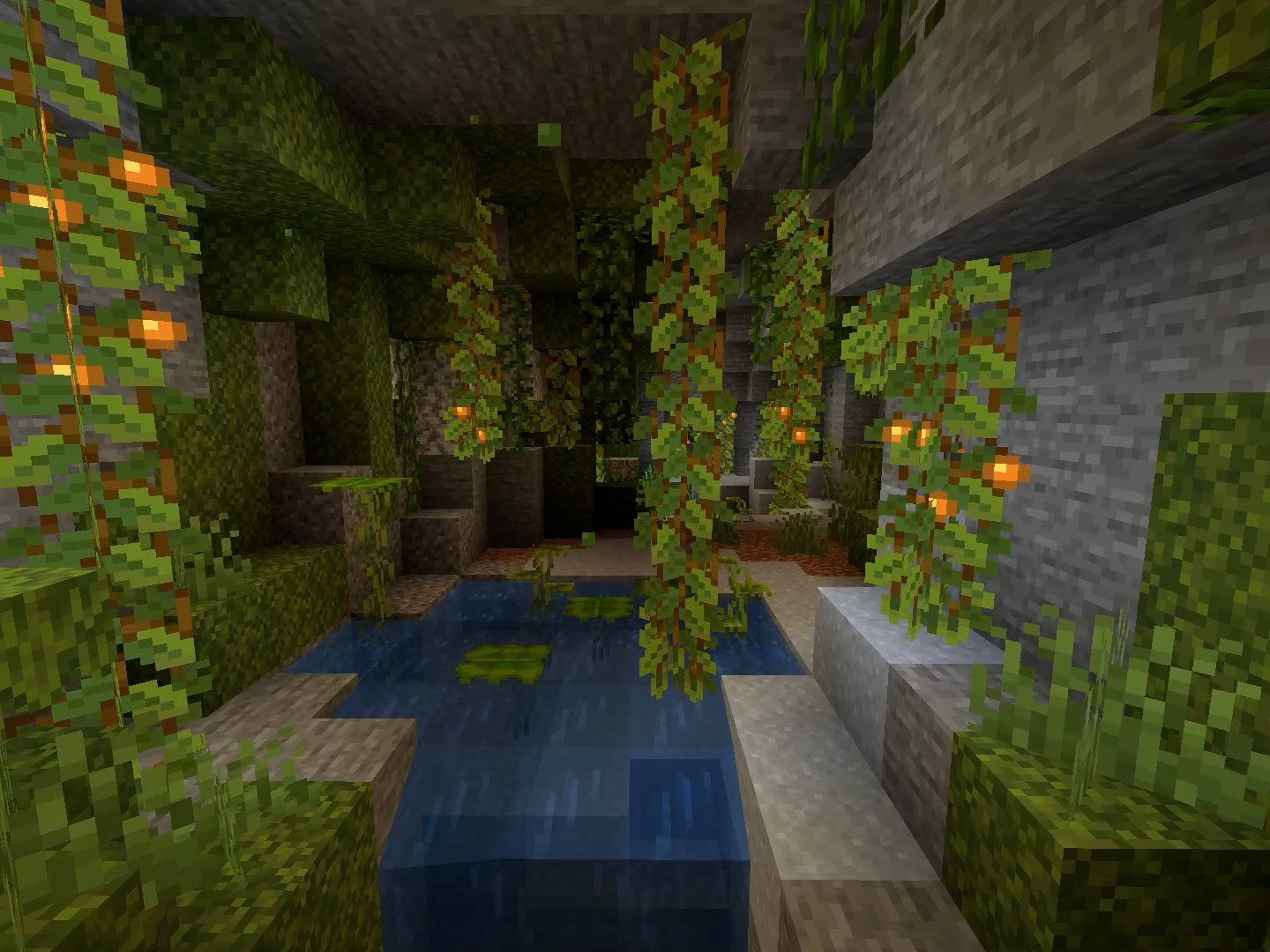 Minecraft: Java Edition Snapshot 21w10a adds Lush Caves