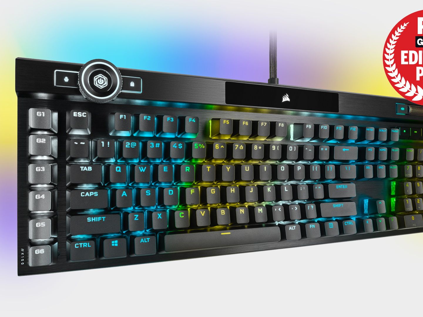 ゲーミングキーボード　CORSAIR K100 RGB Amazon.com: Corsair K100 RGB Mechanical Gaming Keyboard