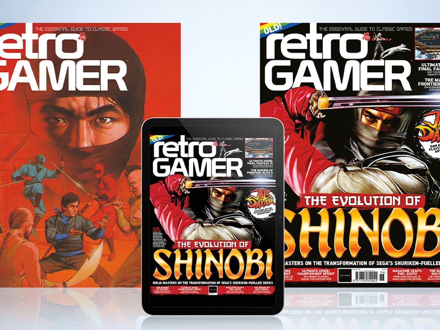 Retro Gamer magazine celebrates the history of Shinobi