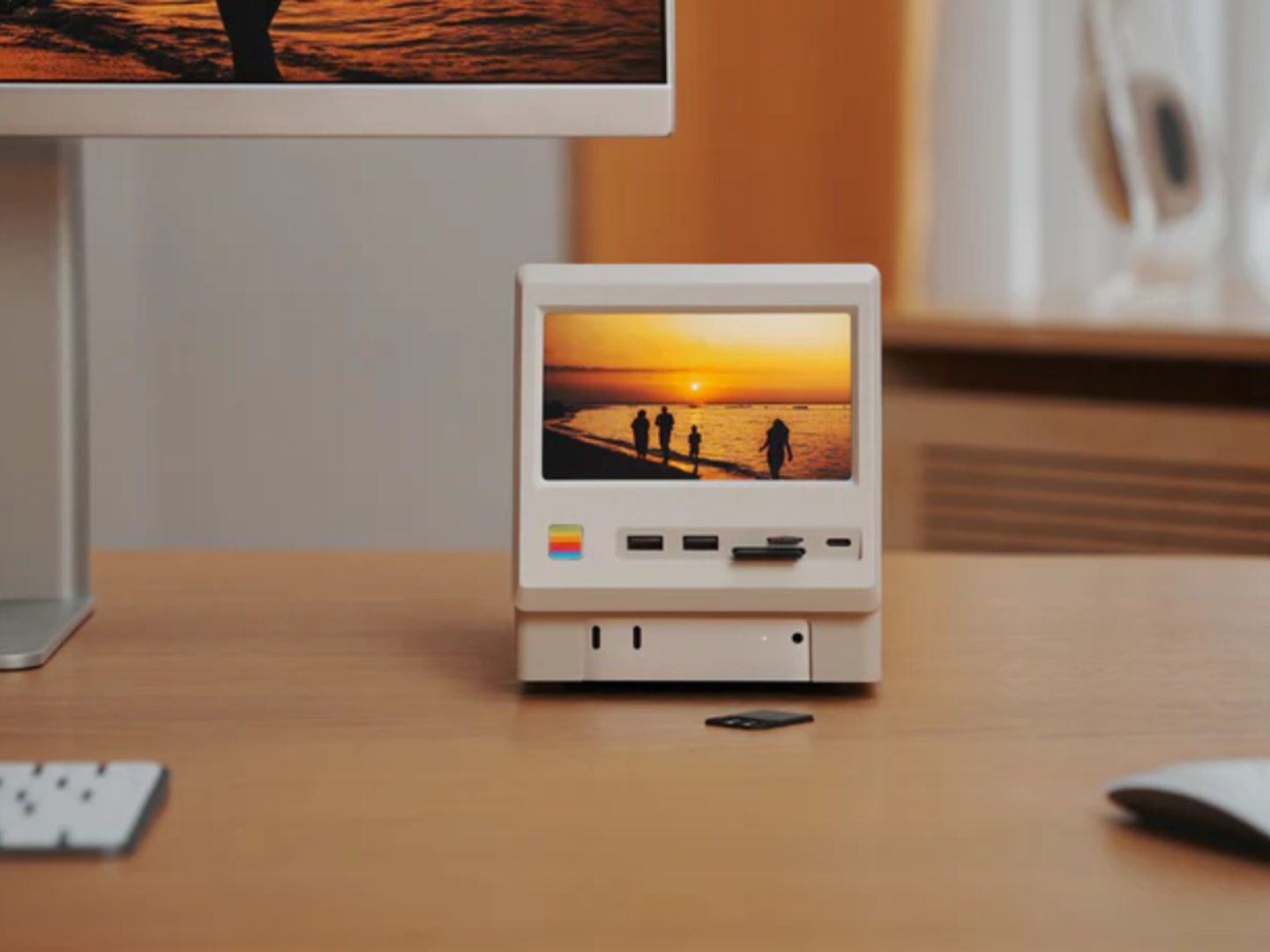 The most bizarre dock for Mac Mini M4 looks like an old Mac and