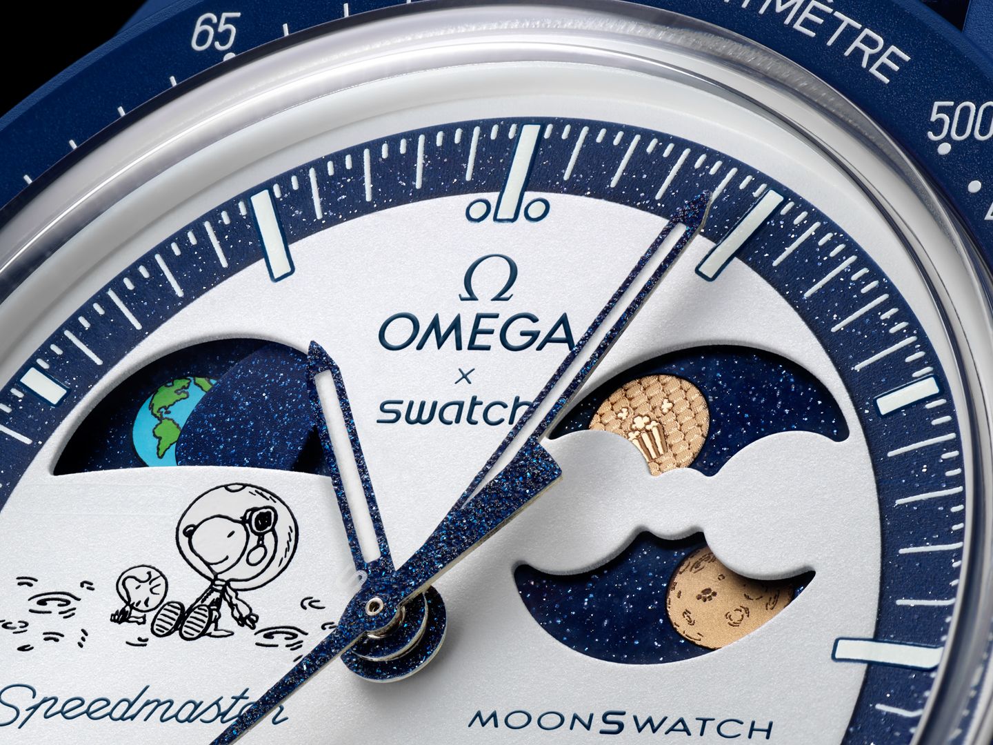 時計 Swatch OMEGA Snoopy MoonSwatch Popcorn This new MoonSwatch has golden popcorn on its dial | T3