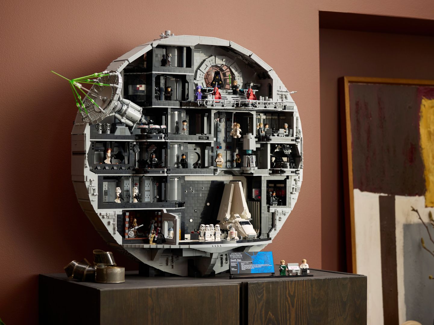 This fully operational 9,000-piece Lego Star Wars Death Star is 