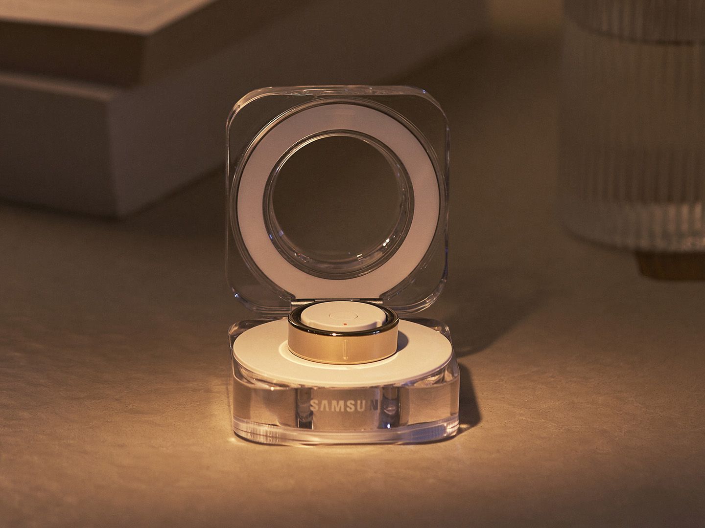 Galaxy Ring Samsung (US8,チタニウムゴールド) Samsung Galaxy Ring 