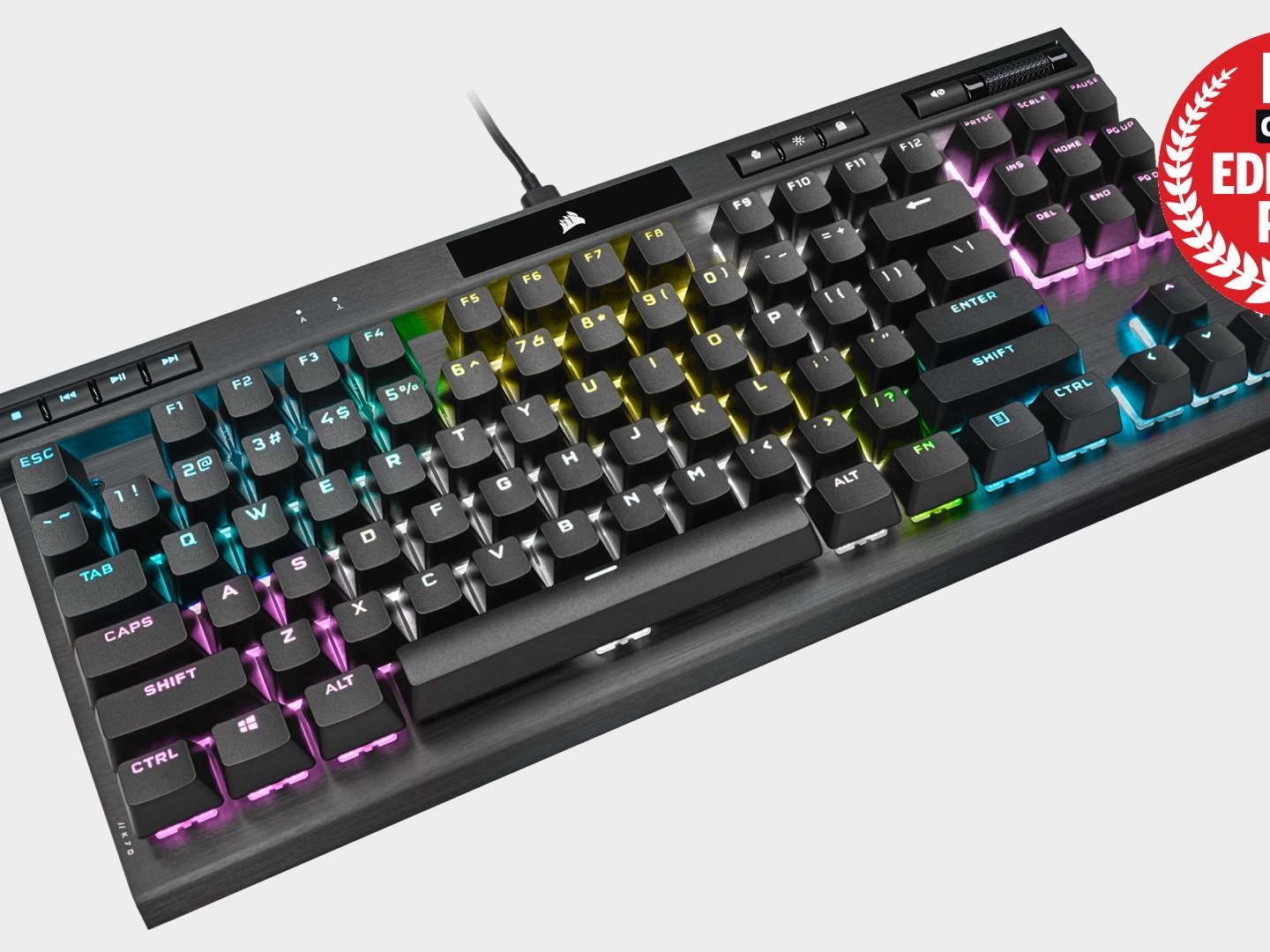 キーボード CORSAIR USB-C K70 RGB TKL CHAMPION Corsair K70 RGB TKL Champion Series Gaming Keyboard Review