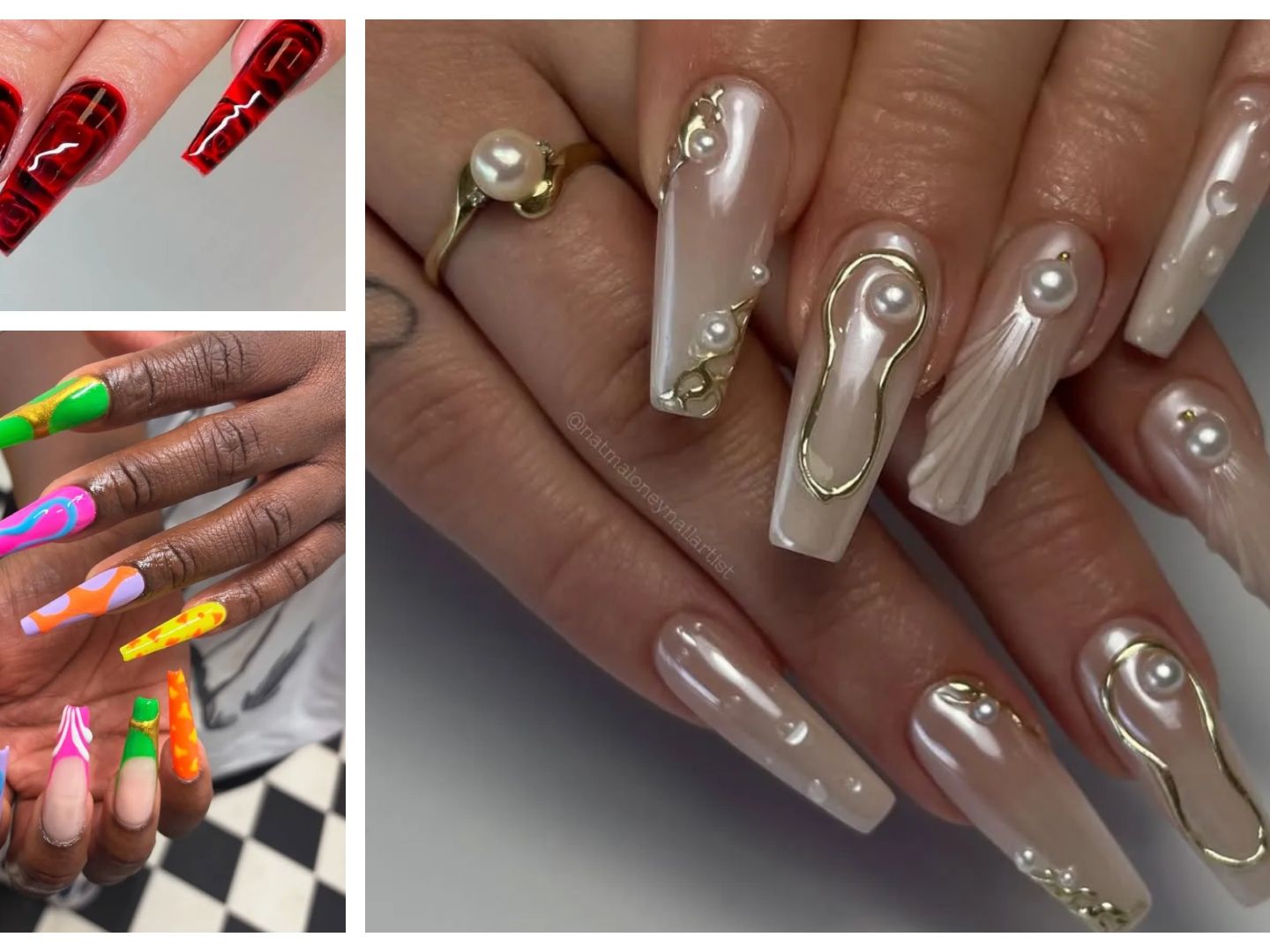 Nail Extensions with Soft 3D Magic