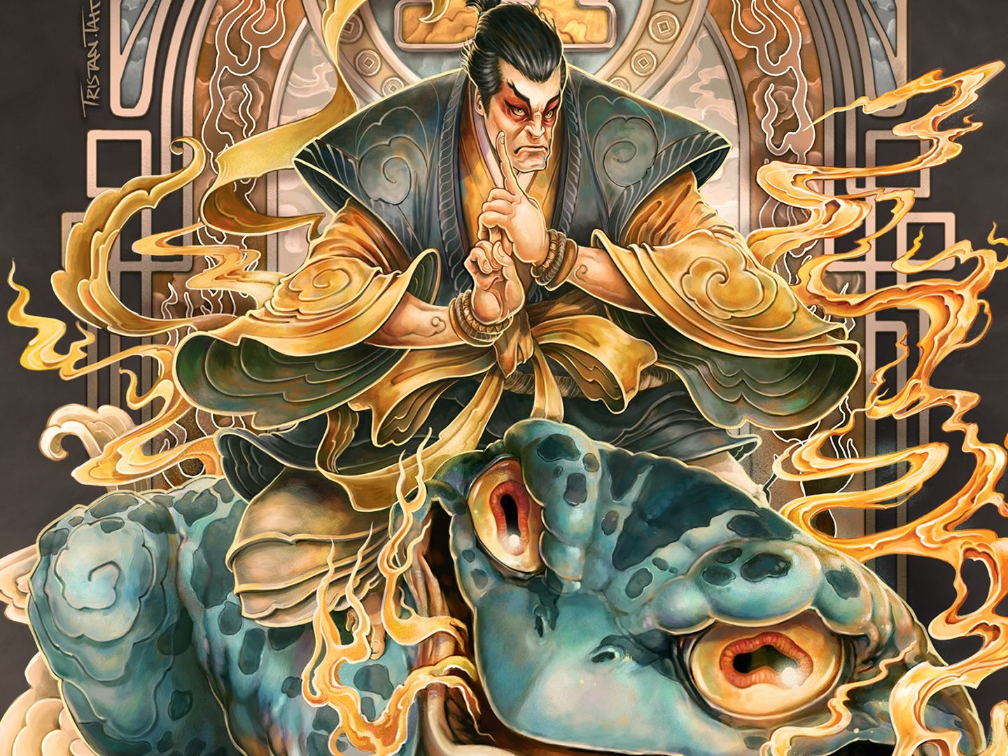 This artist blends 19th century Japanese styles with Western Art