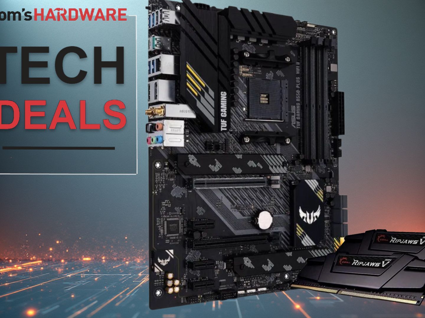 This DDR4 RAM and B550 motherboard bundle saves you $110 — 32GB of