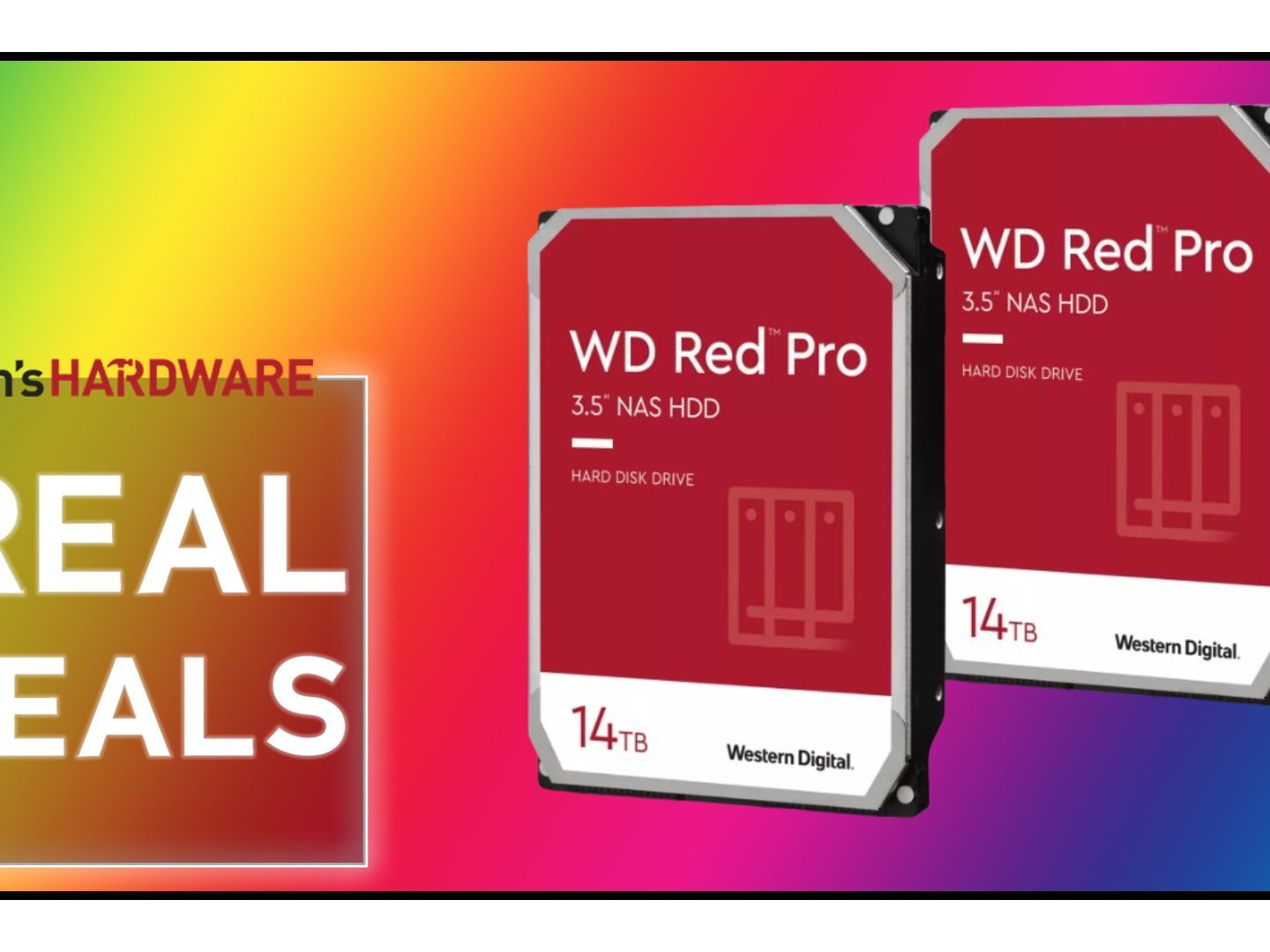 Double up on bulk storage: Save $180 when you buy two 14TB WD Red
