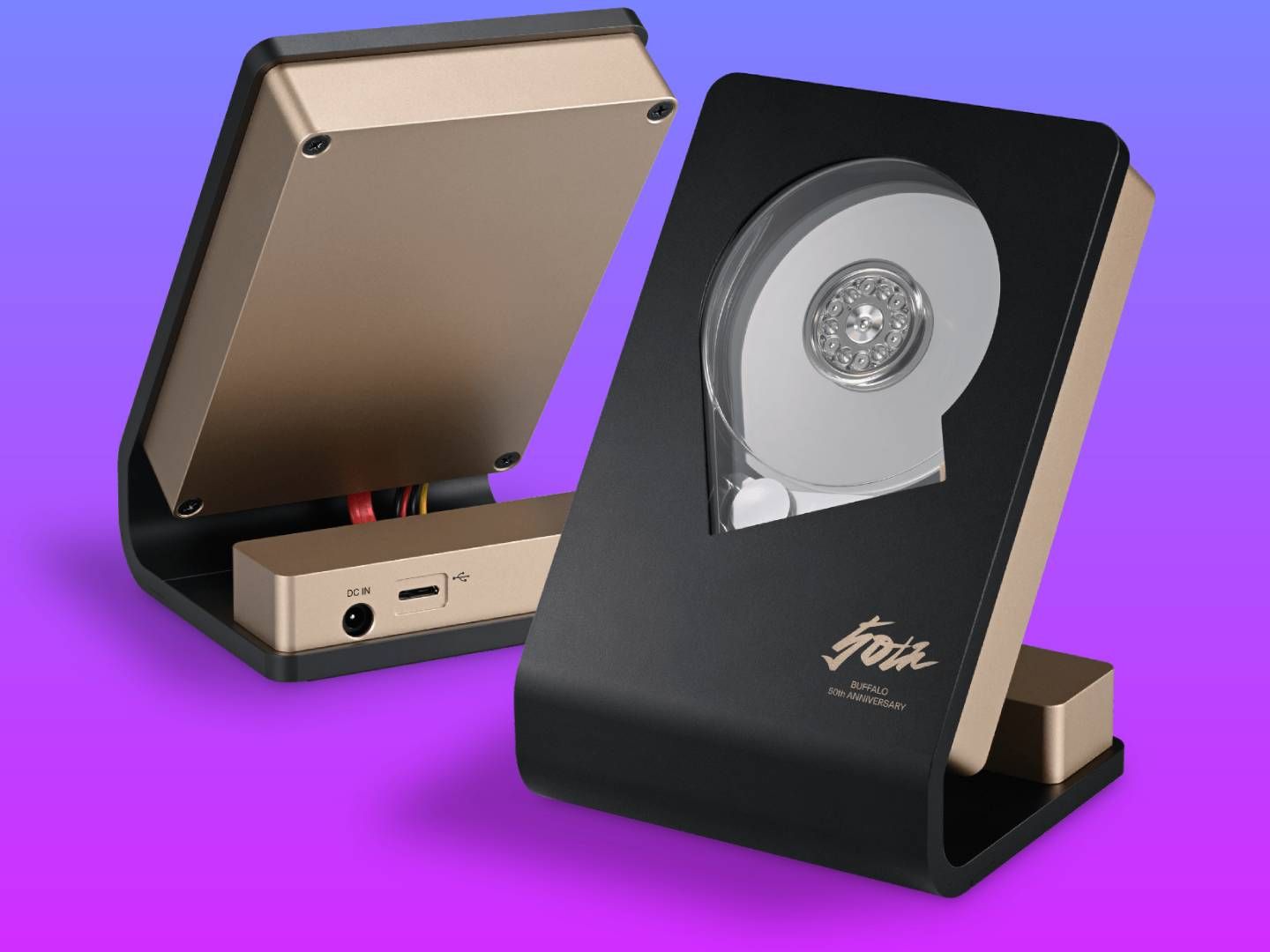 This transparent HDD from Buffalo is both beautiful and woefully