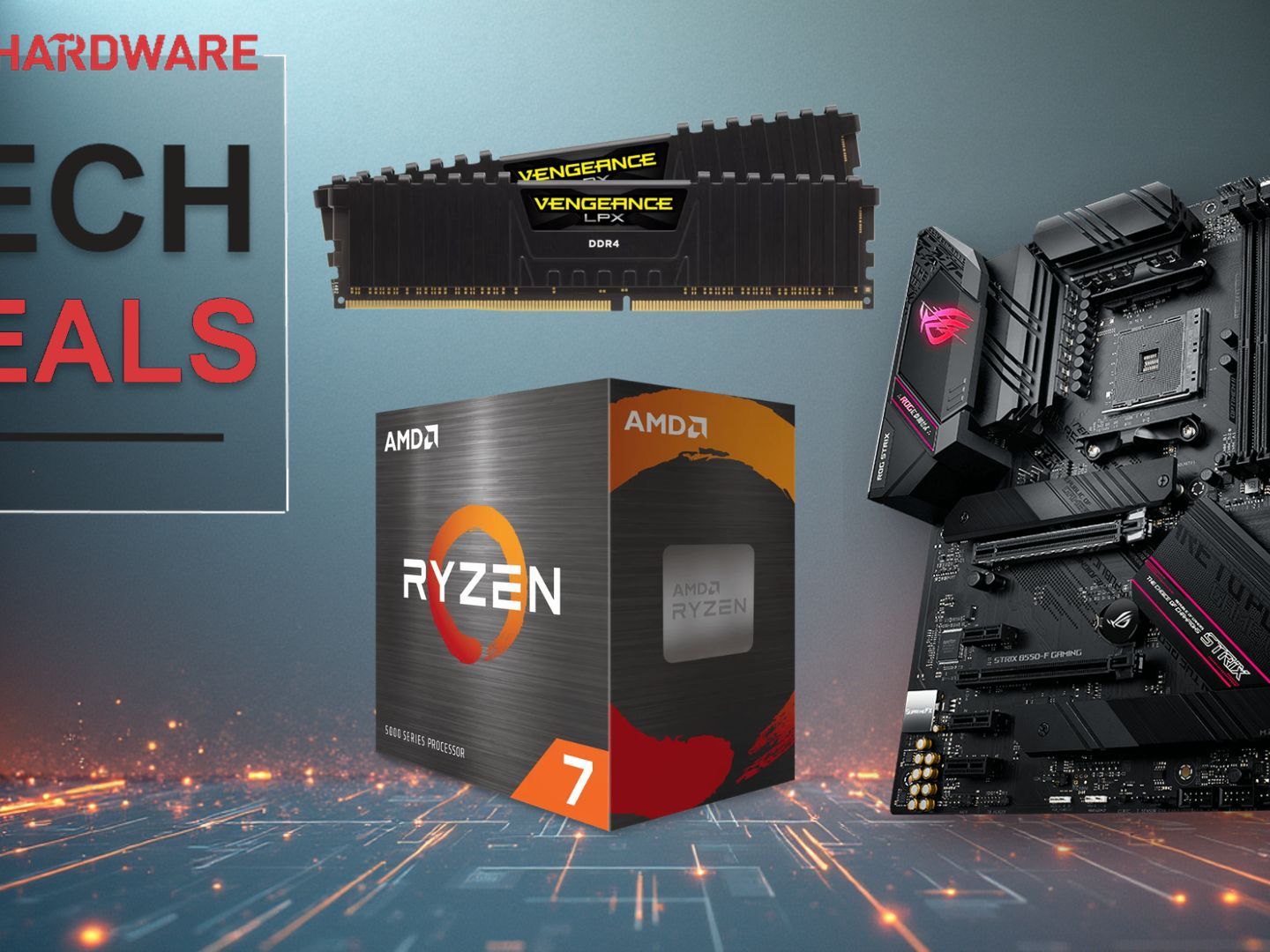 Save $206 on a Ryzen 7 5800XT, 32GB of DDR4 Corsair RAM, and an