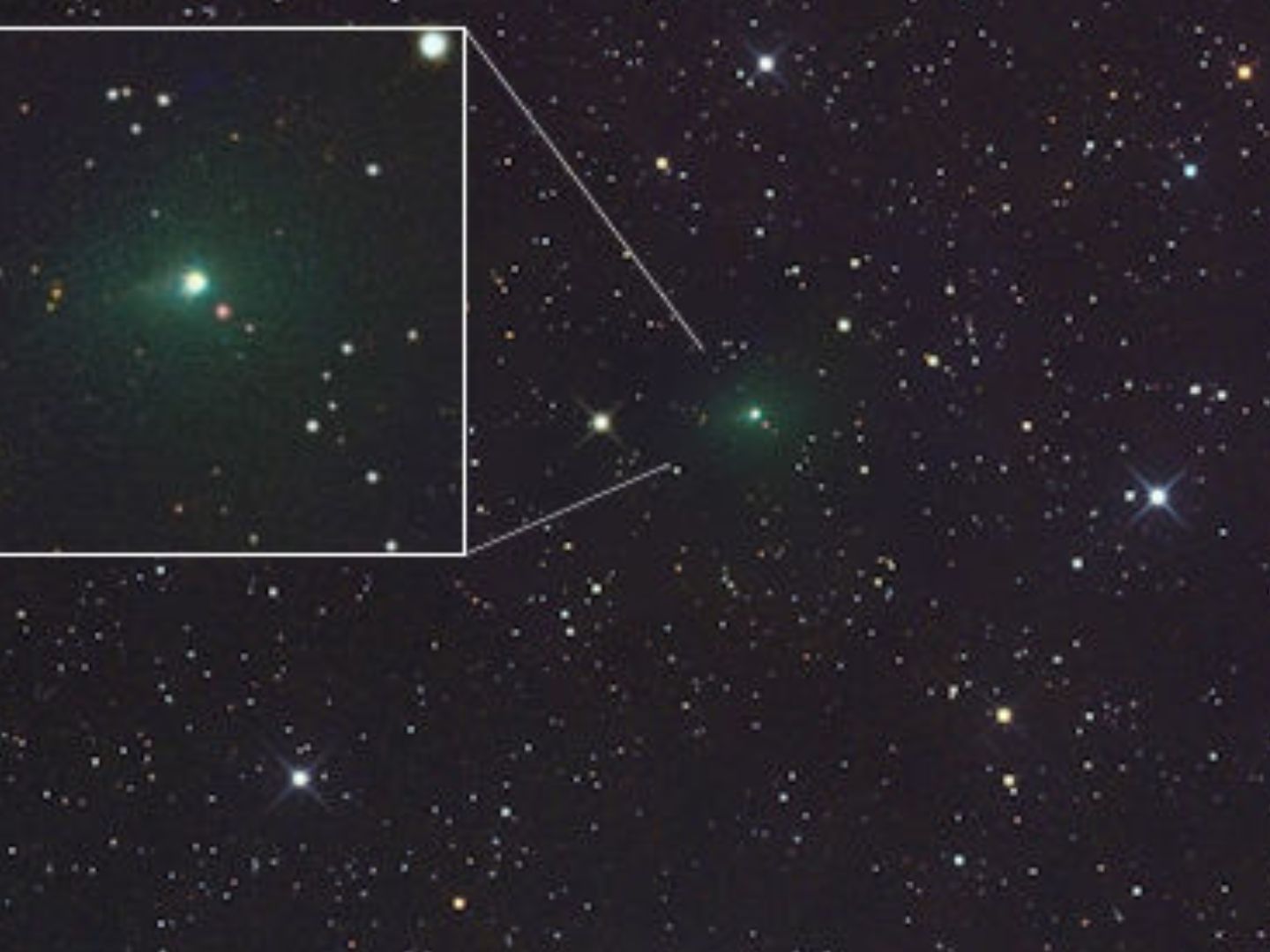 Interstellar comet 3I ATLAS glows green during lunar eclipse photo of the  day for Sept. 15, 2025 | Space