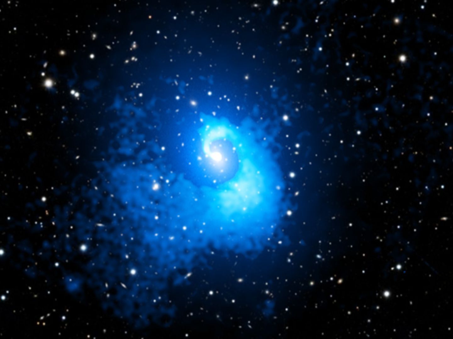 The universe's 'most relaxed' galaxy cluster was shaped by cosmic