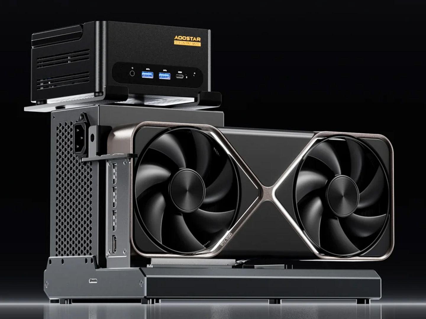 This upcoming Thunderbolt 5 eGPU dock lets you mount an entire 