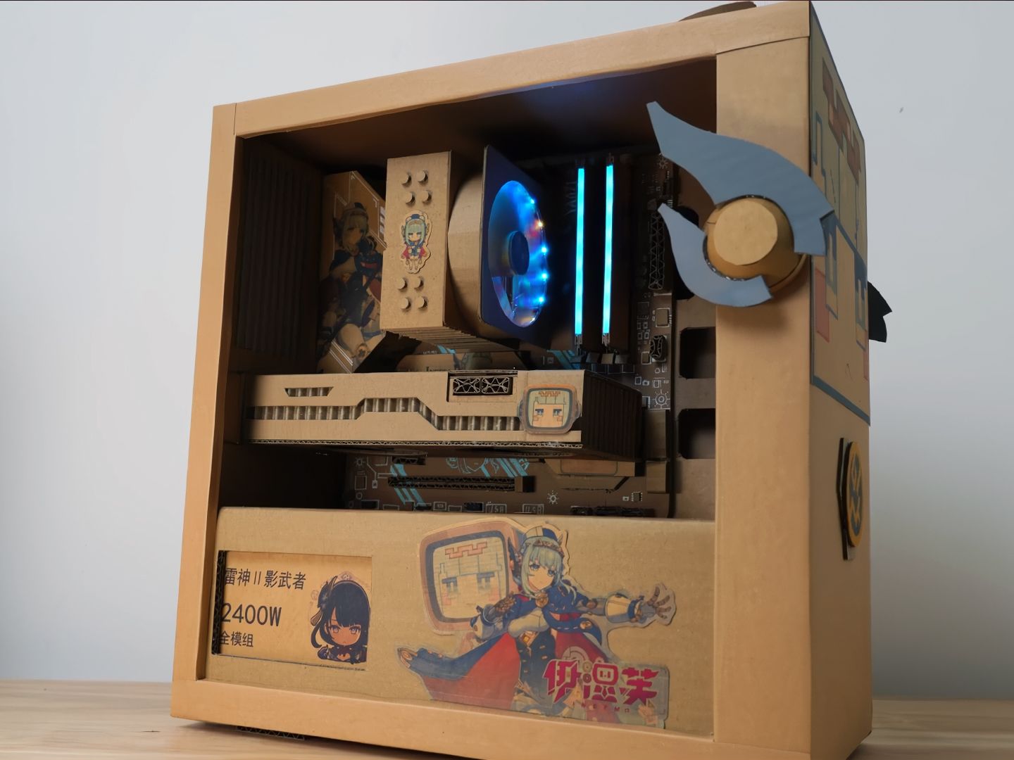Enthusiast builds 'AMD gaming PC' entirely made of cardboard