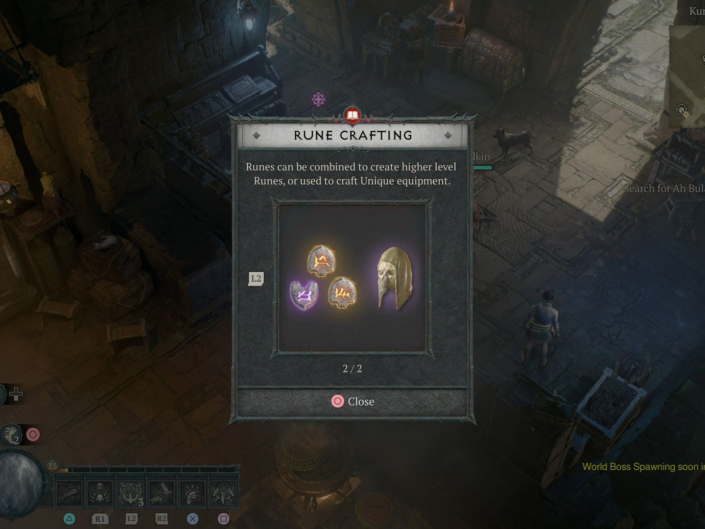 Farming Demonic Runes