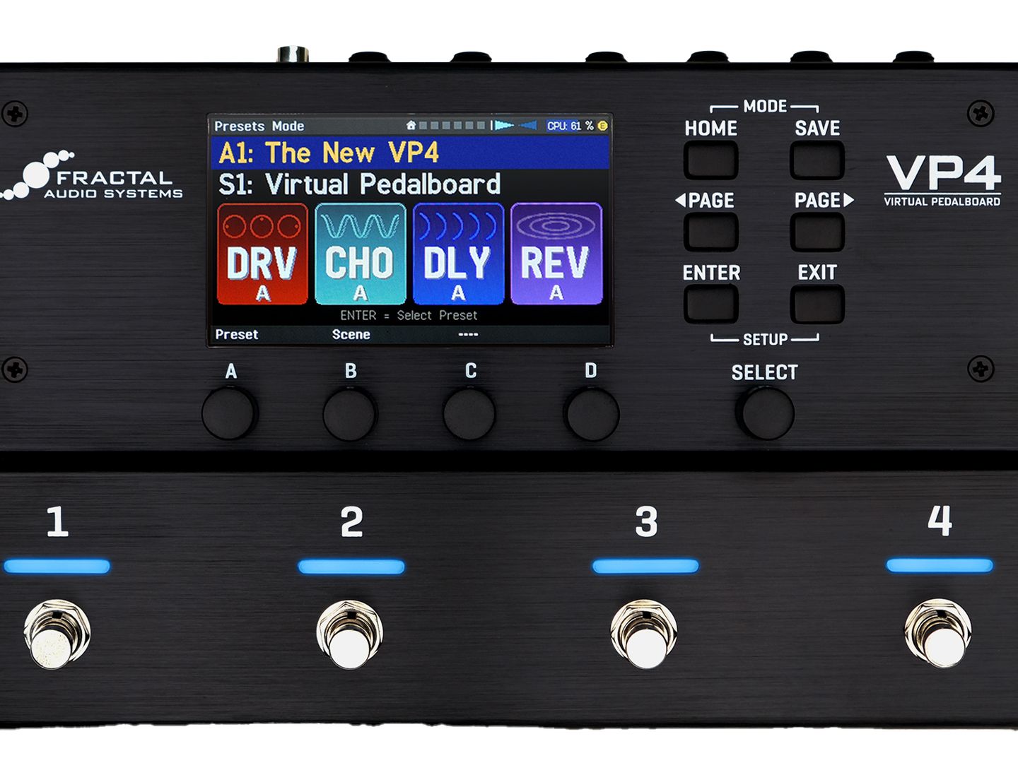 ギター Fractal Audio Systems EV-1 EXP VOLPEDAL EV-1 Expression-Volume Pedal