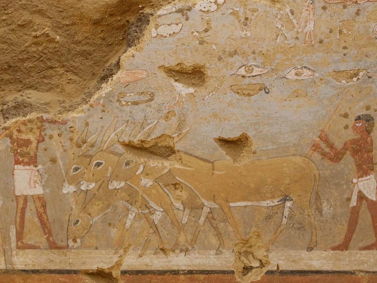 4,300-year-old Egyptian tomb with stunning wall paintings was