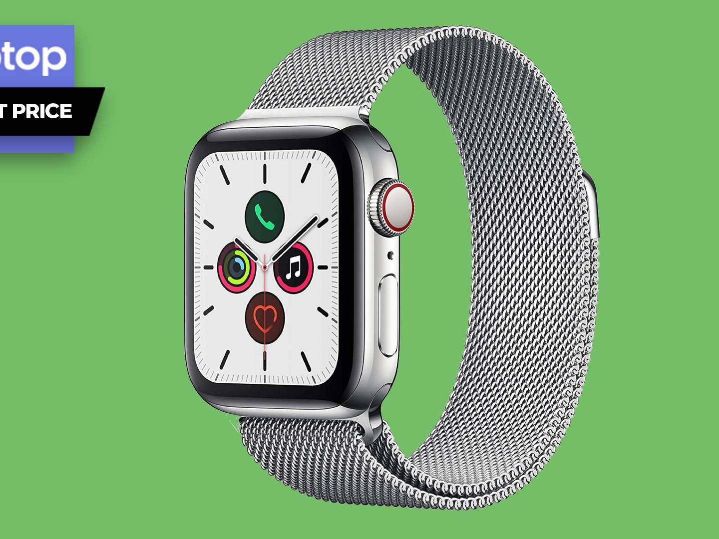 Apple Watch Series 5 with 40mm stainless steel case gets $236