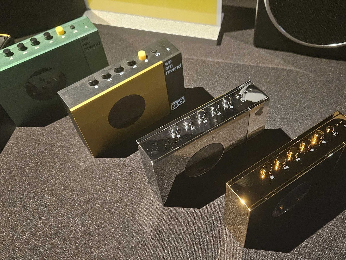 This modern cassette player with Bluetooth (and matching retro