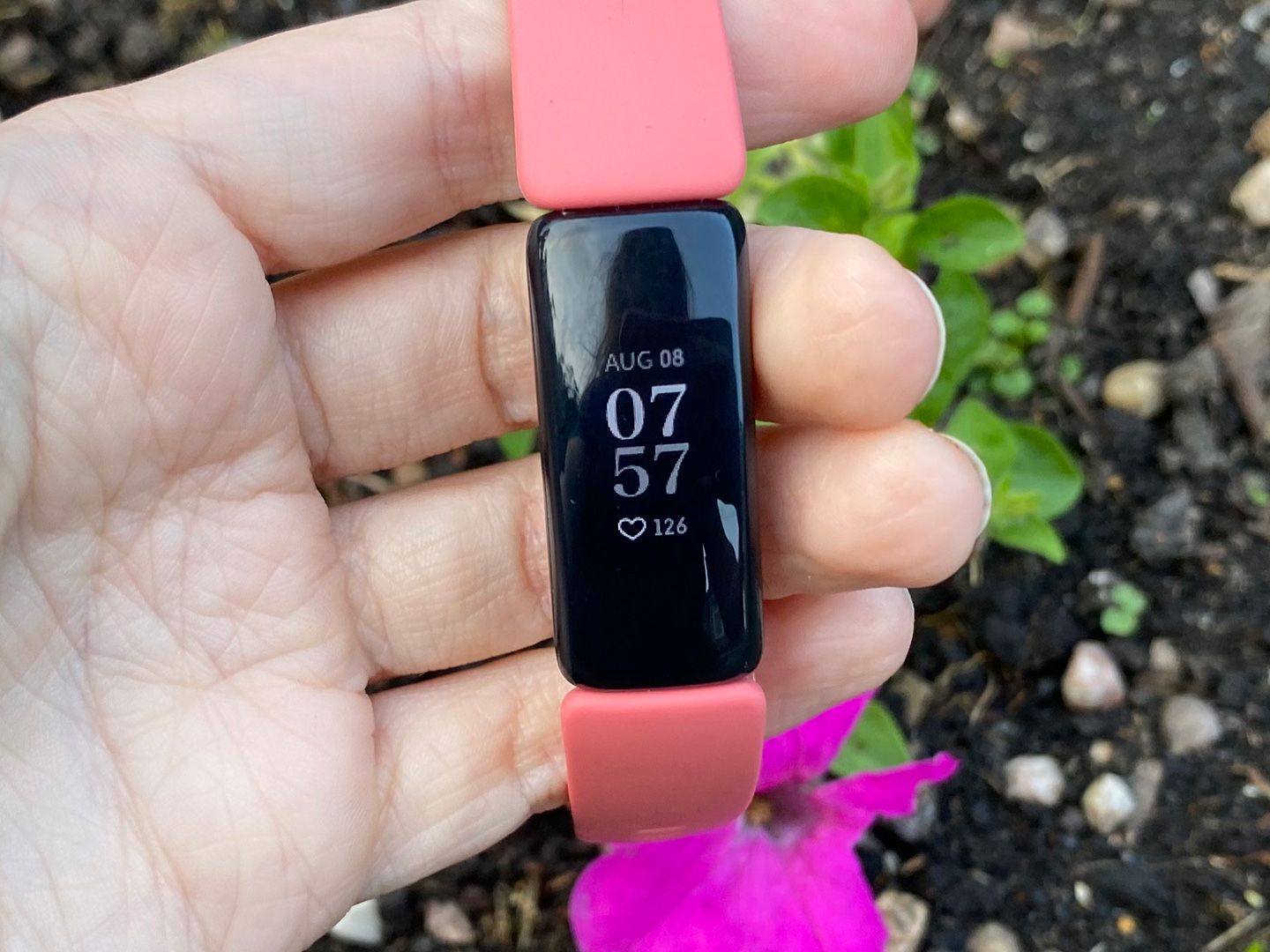 【新品・未使用】Fitbit inspire 2 DESERT ROSE Fitbit Inspire 2 Heart Rate & Activity Tracker - Wellness