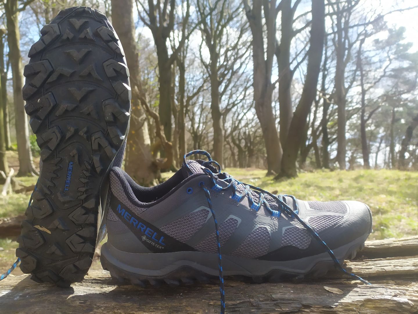 Merrell Men’s 9 Faraday Hiking Shoes Stone/Ebony Trail Outdoor Rugged Gorpcore‎ Amazon.com | Merrell Men main image 4