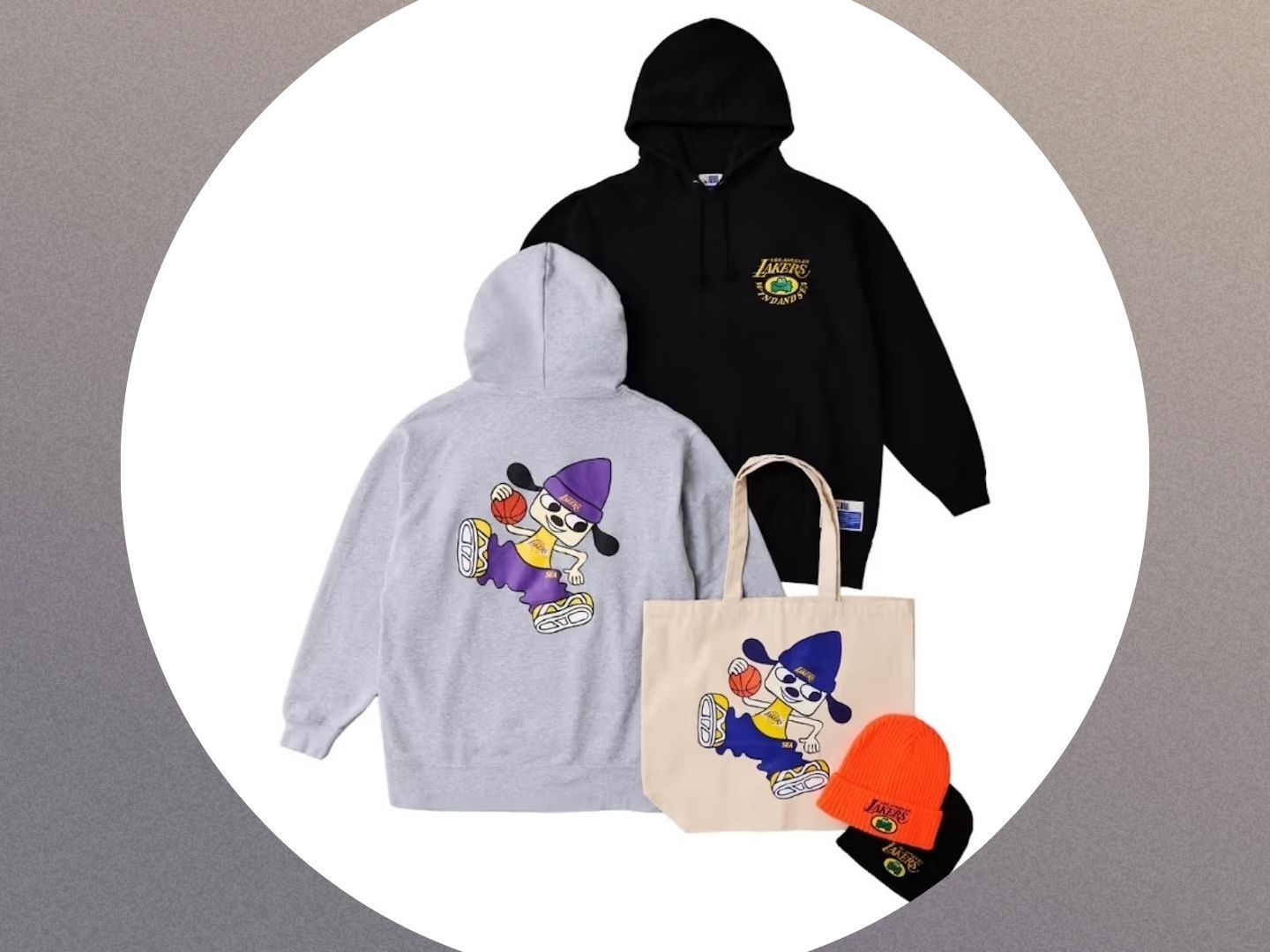 WIND 節約 AND SEA PARAPPA x LAKERS HOODIE WIND AND SEA PARAPPA x