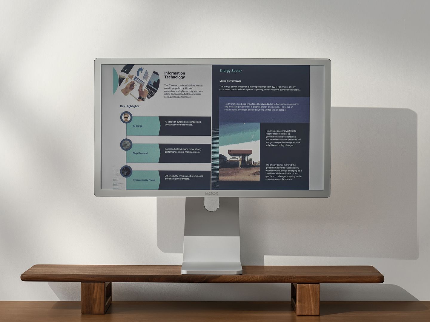モニター E-ink Boox mira モバイルモニター BOOX has released its unique color E Ink monitor for $1,900