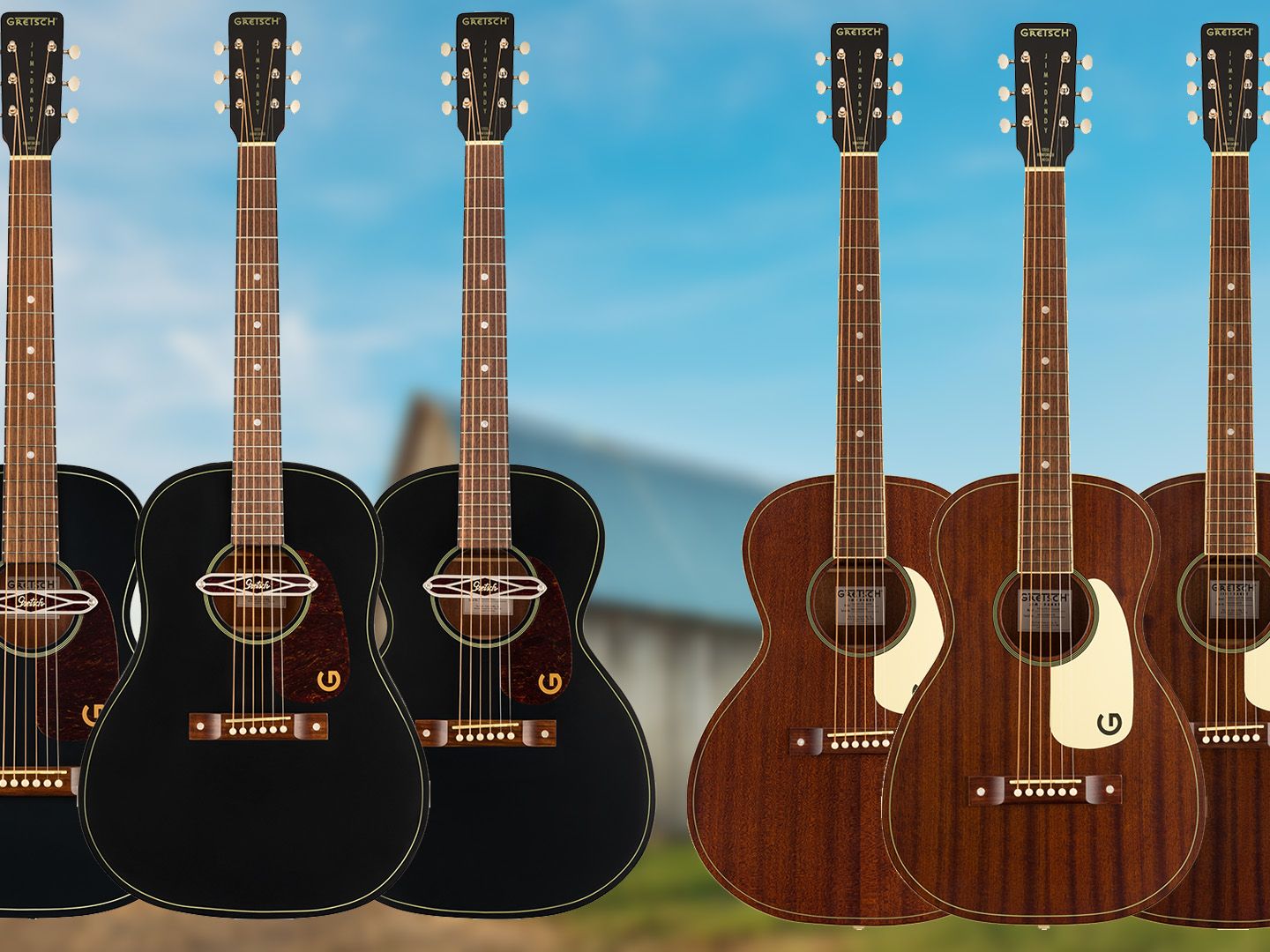 GRETSCH  Jim Dandy Deltoluxe Parlor Gretsch Guitars Jim Dandy Deltoluxe Parlor Acoustic Guitar