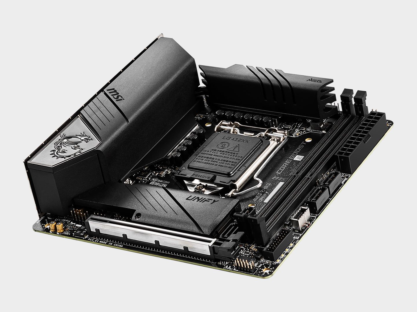マザーボード MSI MEG Z490I UNIFY MSI MEG Z490I UNIFY Mini-ITX Gaming Motherboard (10th Gen