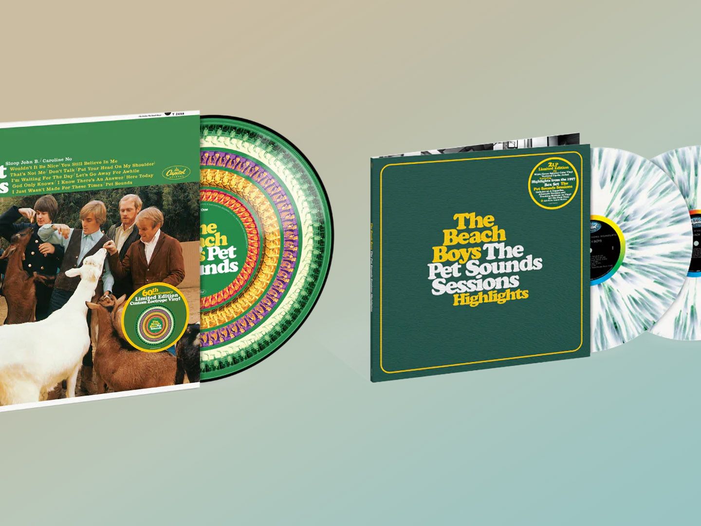 A fistful of Beach Boys Pet Sounds 60th anniversary vinyl releases