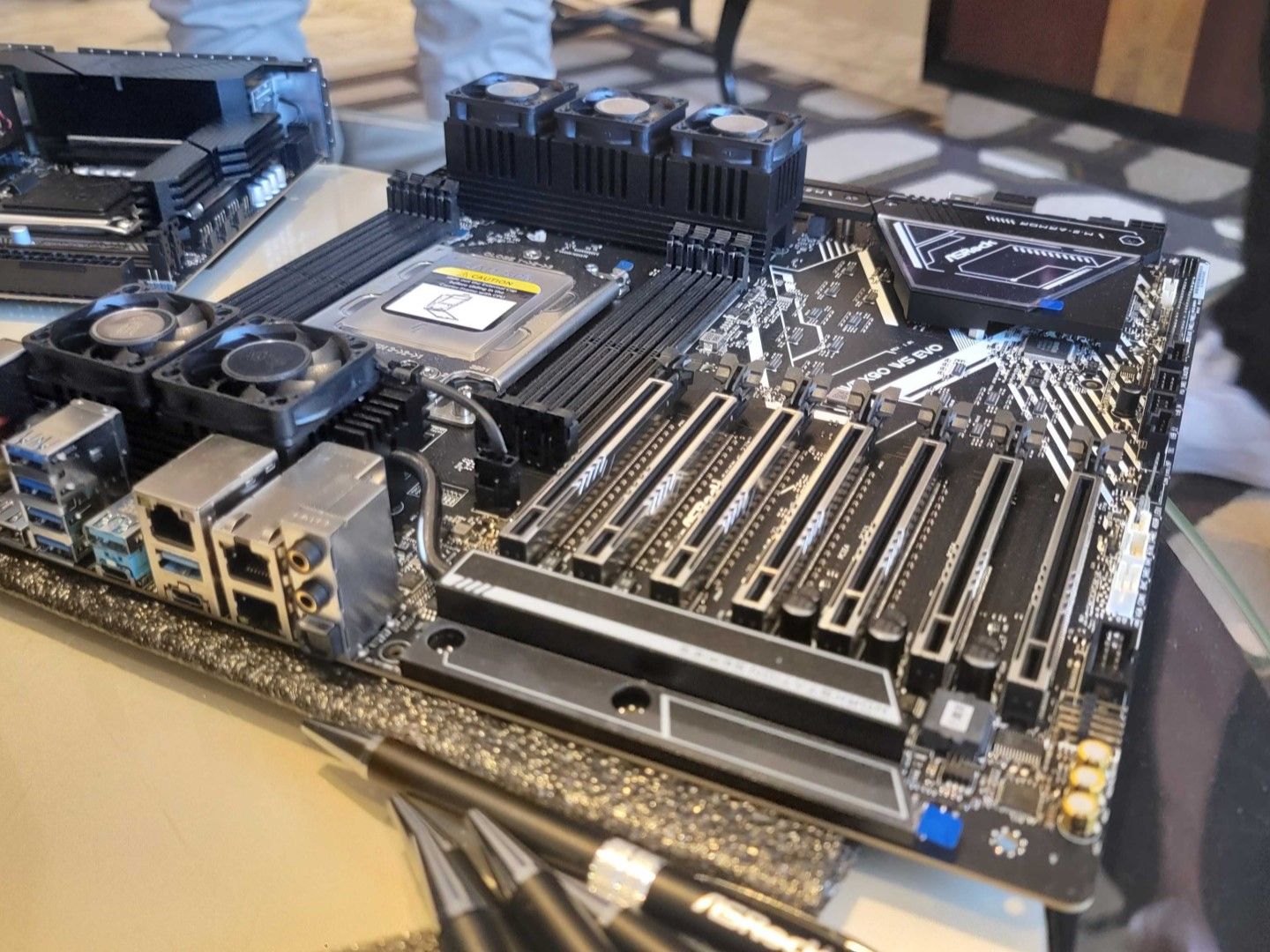 ASRock's WRX90 WS Evo Threadripper Pro motherboard is a beast — 24