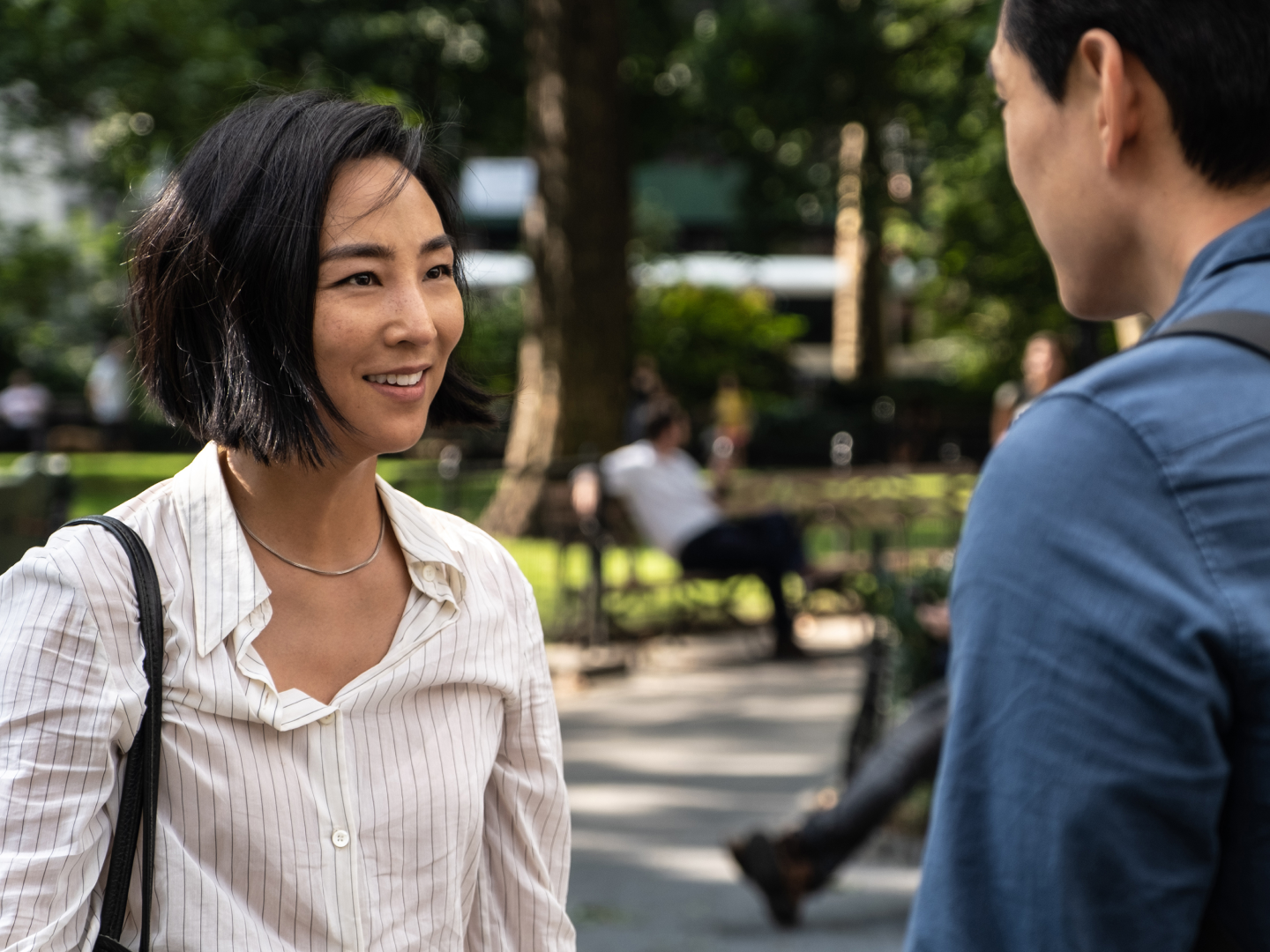 Greta Lee on How Filming 'Past Lives' Felt Like Skydiving | Marie Claire