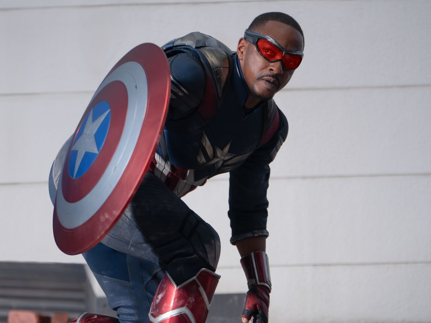 Anthony Mackie requested one major Captain America costume change